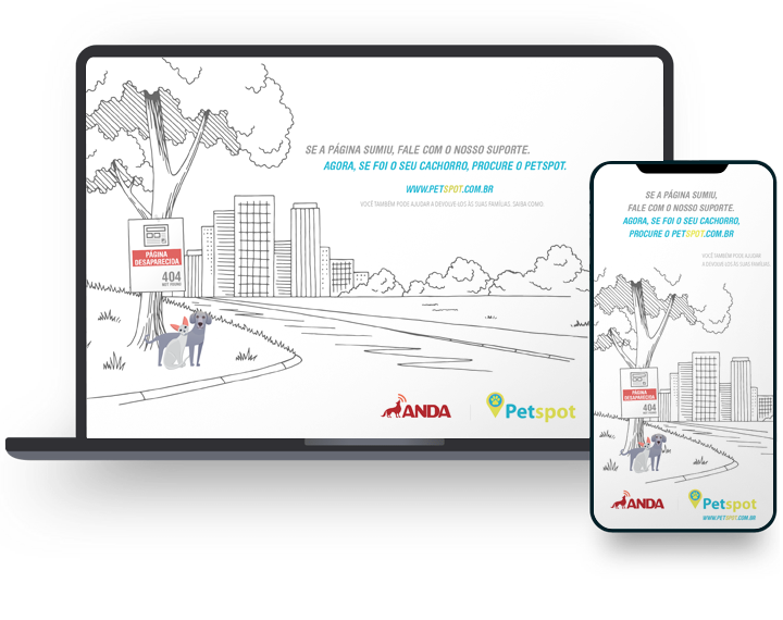 Página 404 - Agora com uma página útil